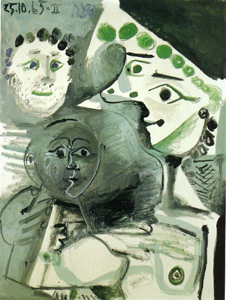 Pablo Picasso Classical Oil Paintings Family Portrait Surrealism